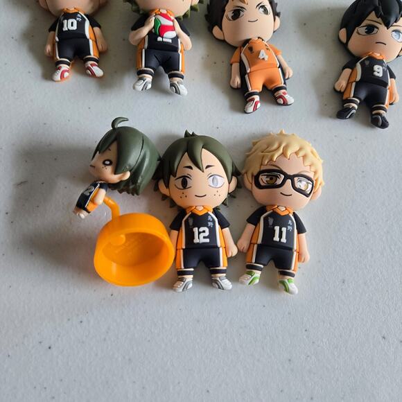 haikyu / haikyuu magnets, bag charms lot of 6 - Picture 4 of 8